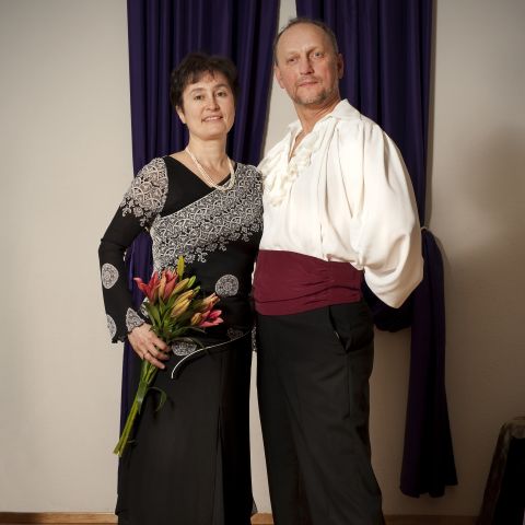 2010: Музыкальный вечер по произведениям А.С. Пушкина. Рядом - верный соратник и опора в трудной театральной жизни.
